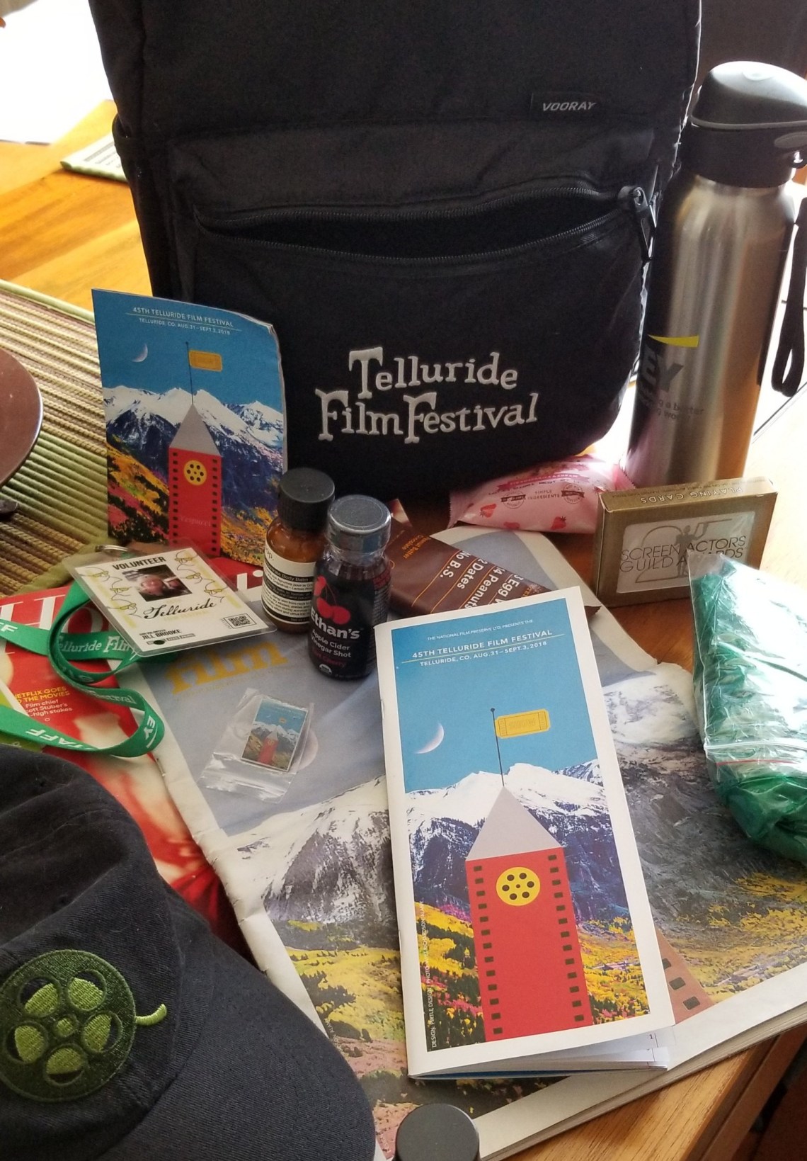 Telluride Film Fest Swag